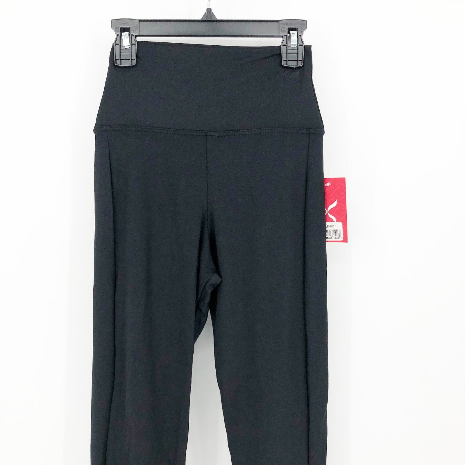 Capezio Womens Stirrup Leggings Small US 4-6 Black High Rise Pull On Stretch NWT