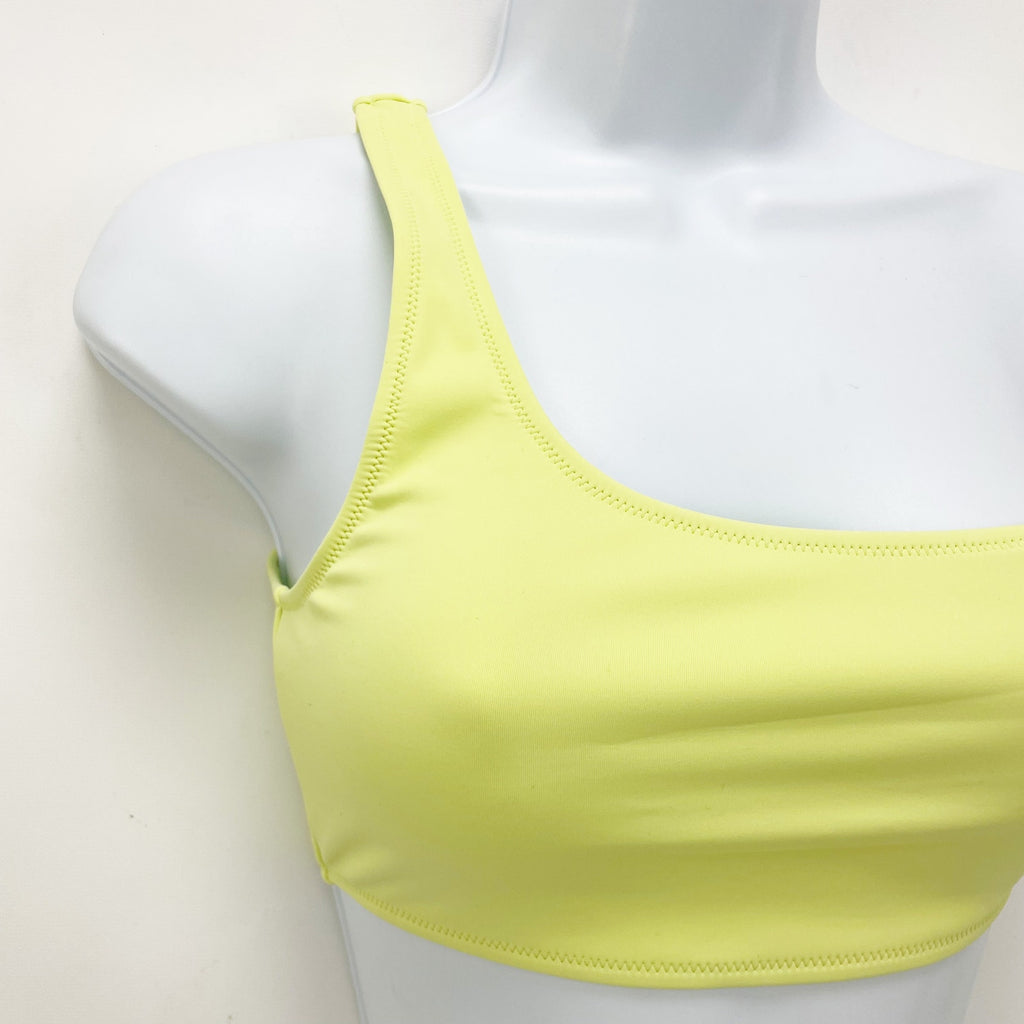 American Scuba Hot Shoulder Bikini Top Size 5 XXL Swim Key Lime Green NWT