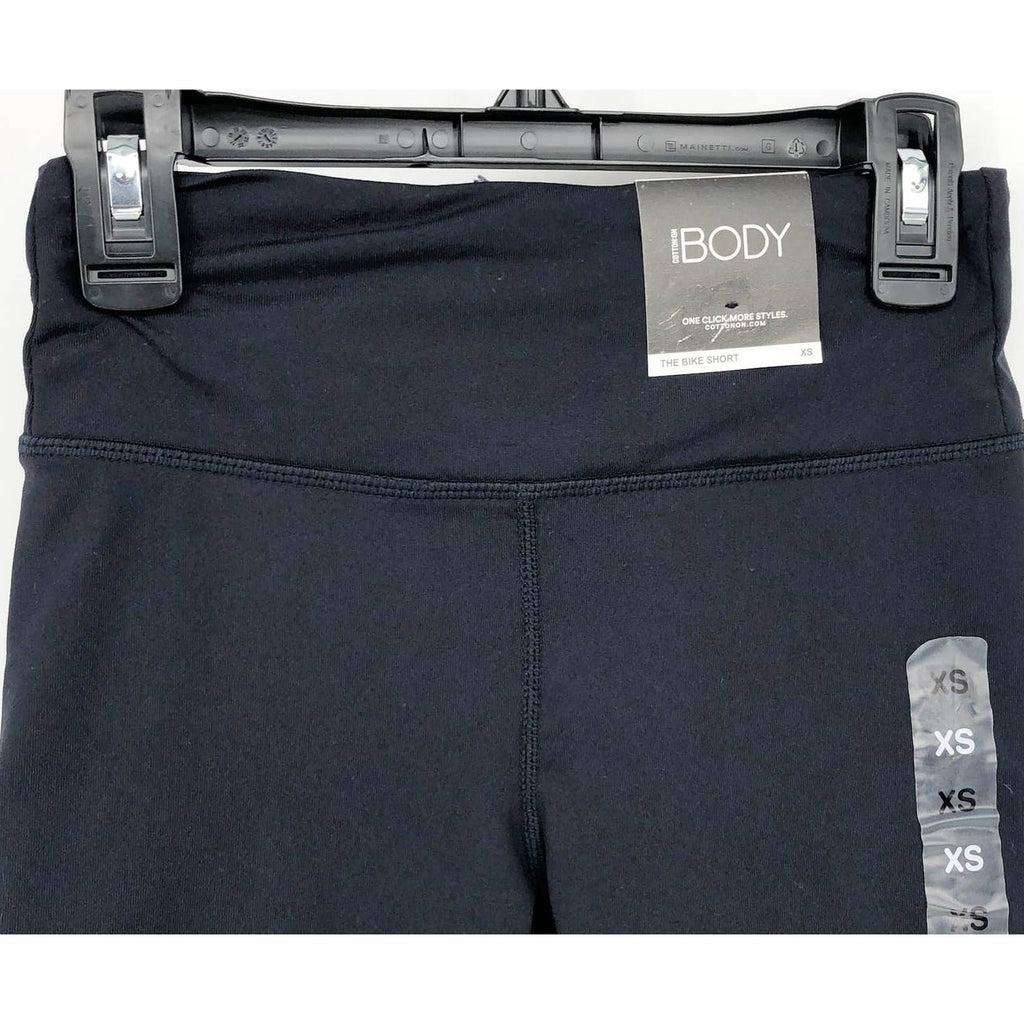 COTTON ON: Body Womens Bike Short XS Navy Blue High Rise Athletic Stretch NWT