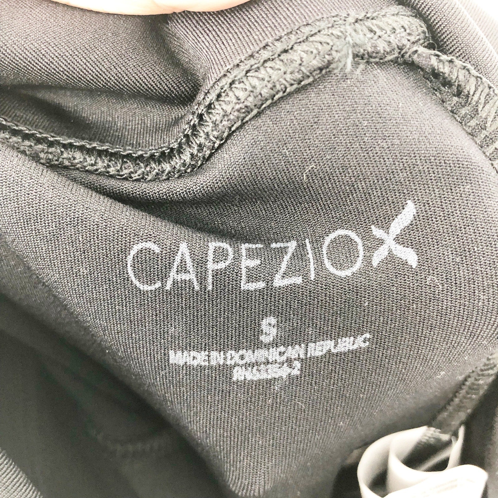 Capezio Womens Stirrup Leggings Small US 4-6 Black High Rise Pull On Stretch NWT