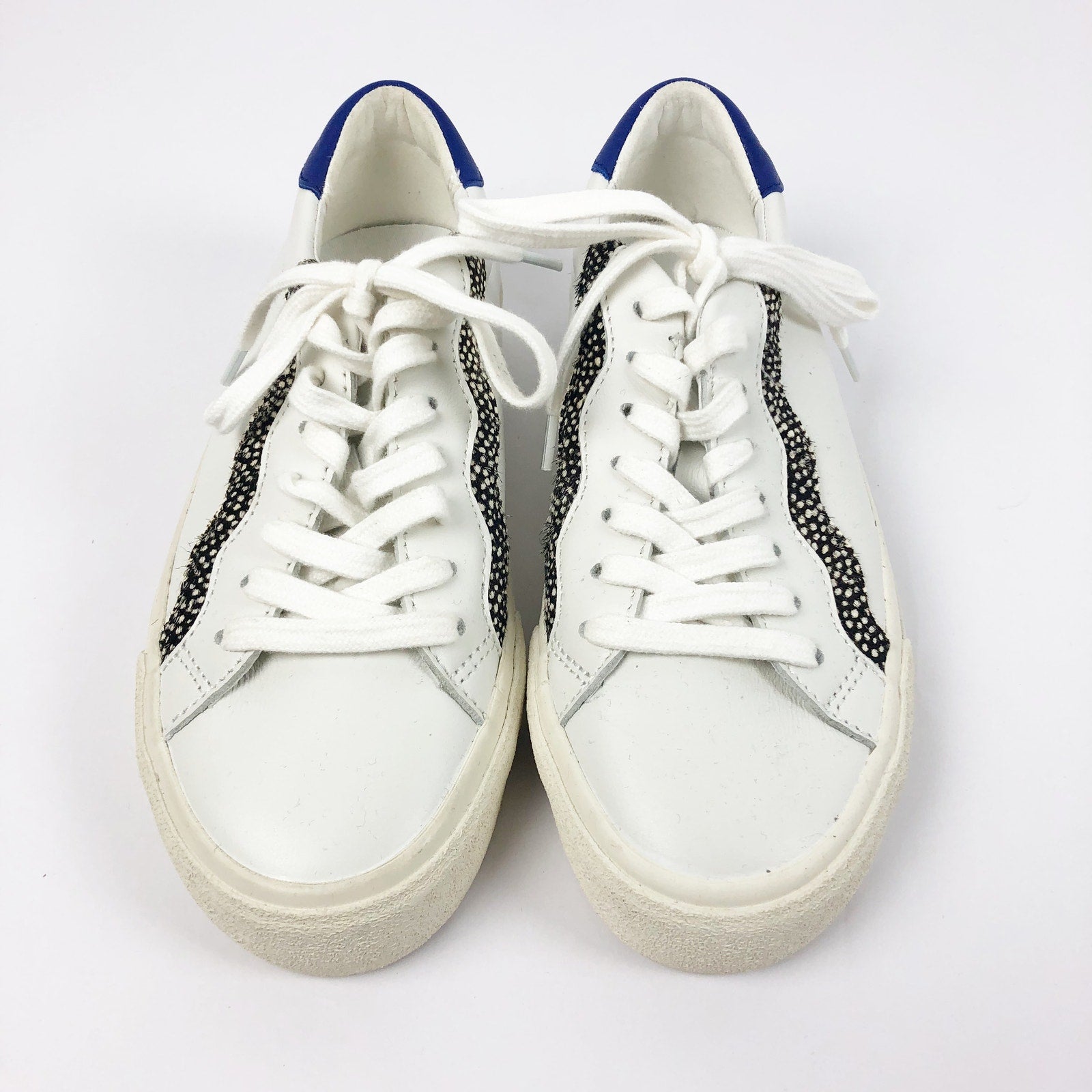 MADEWELL Womens Sidewalk Low-Top Sneakers Size 6 White Leather Wave NWOB