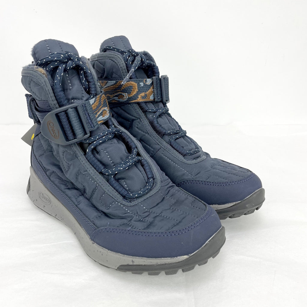 Chaco Womens Borealis Boots Size 6 Blue Quilted Waterproof Seam Sealed NWT