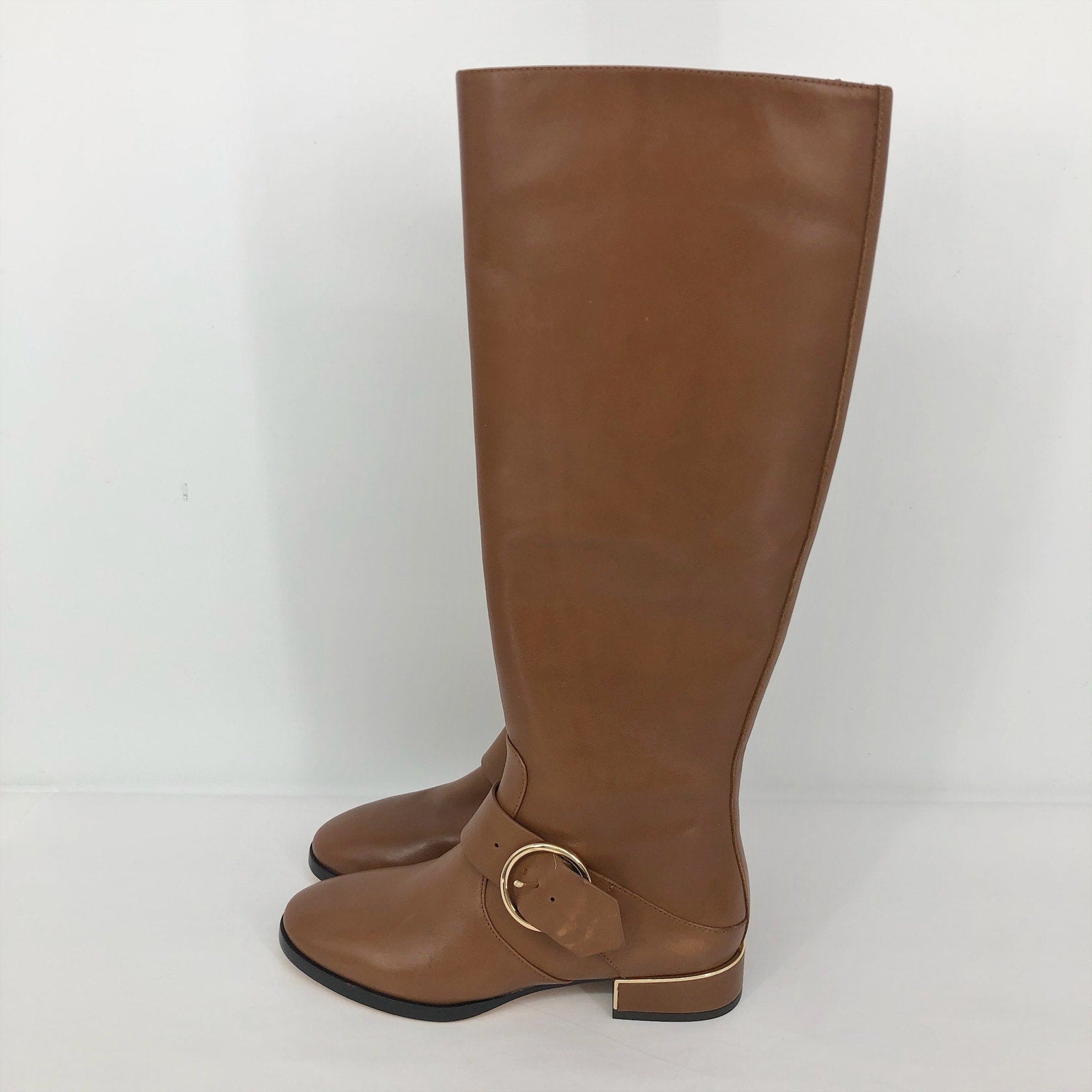 Tory Burch Womens Sofia Knee High Boots US 5 M Brown Leather NWOB