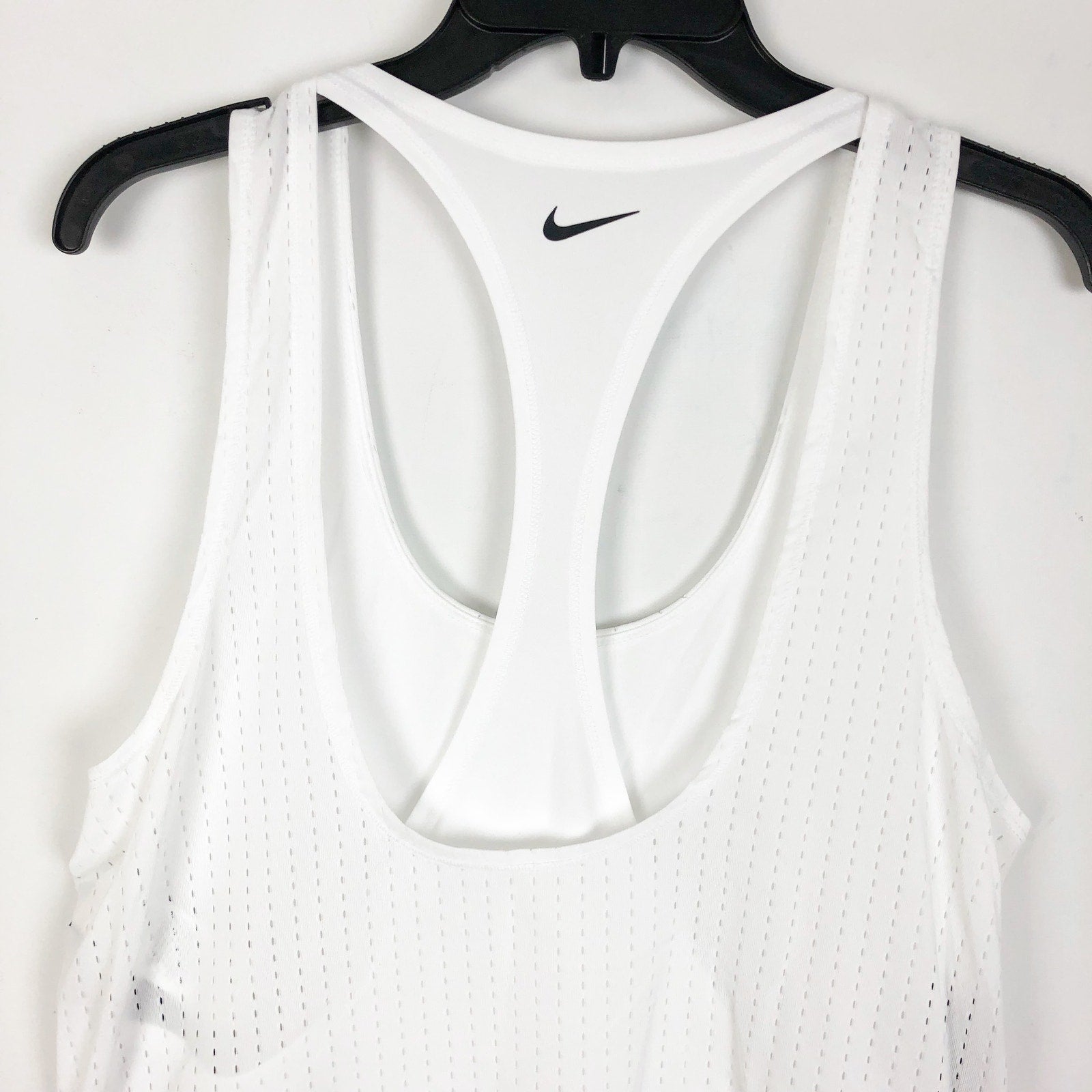Nike Womens Sport Mesh Reversible Dress Small White Racerback Swim Cover-Up NWT