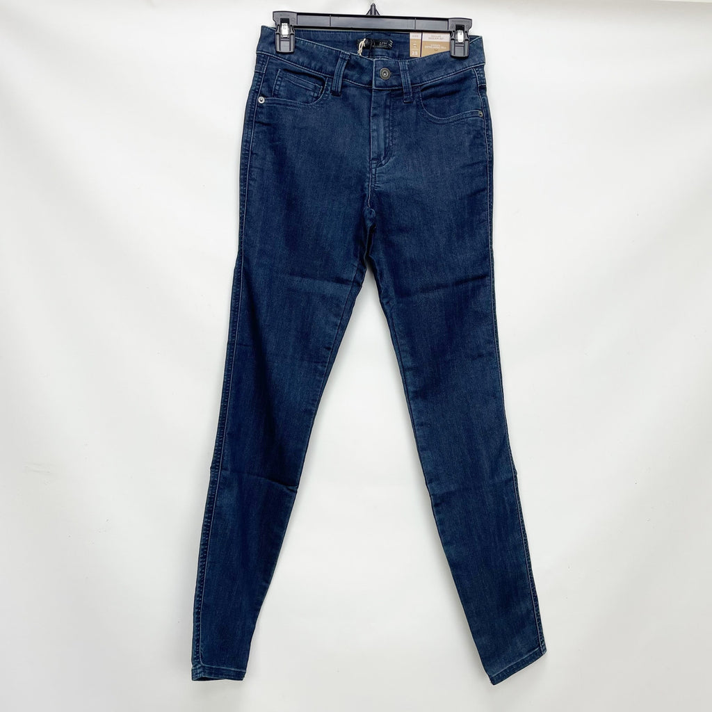 prAna Womens Oday Skinny Jeans Size 0 25x30 Indigo Blue High Rise Stretch NWT