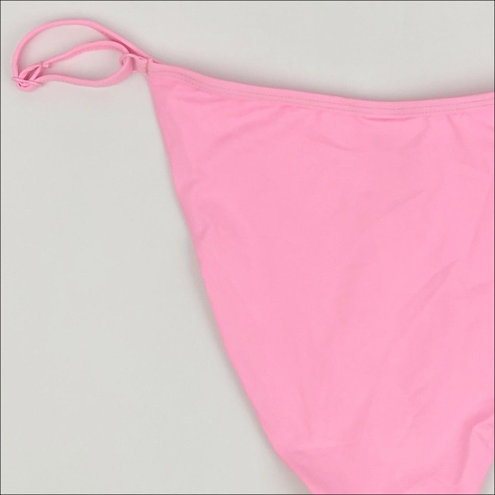 Good American Perfect Fit Bikini Bottoms Size 6 (3XL) Swimwear Sugar Pink NWT