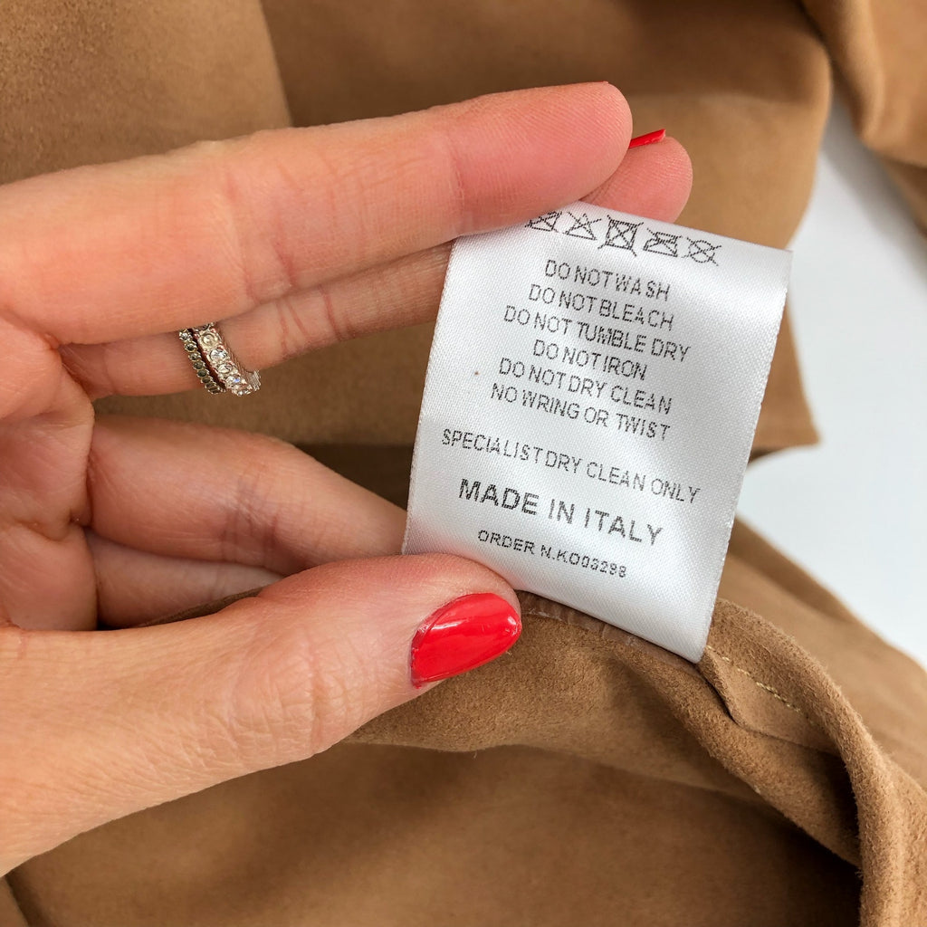No Nationality Mens Zip Suede Overshirt XXL Camel Brown Jacket NN07 $1395 NWT