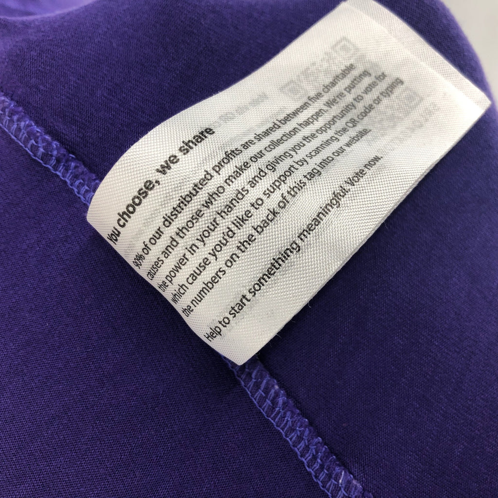 Ninety Percent Women Tie Dye Stripe Maxi Dress Small Purple Open Back NWT