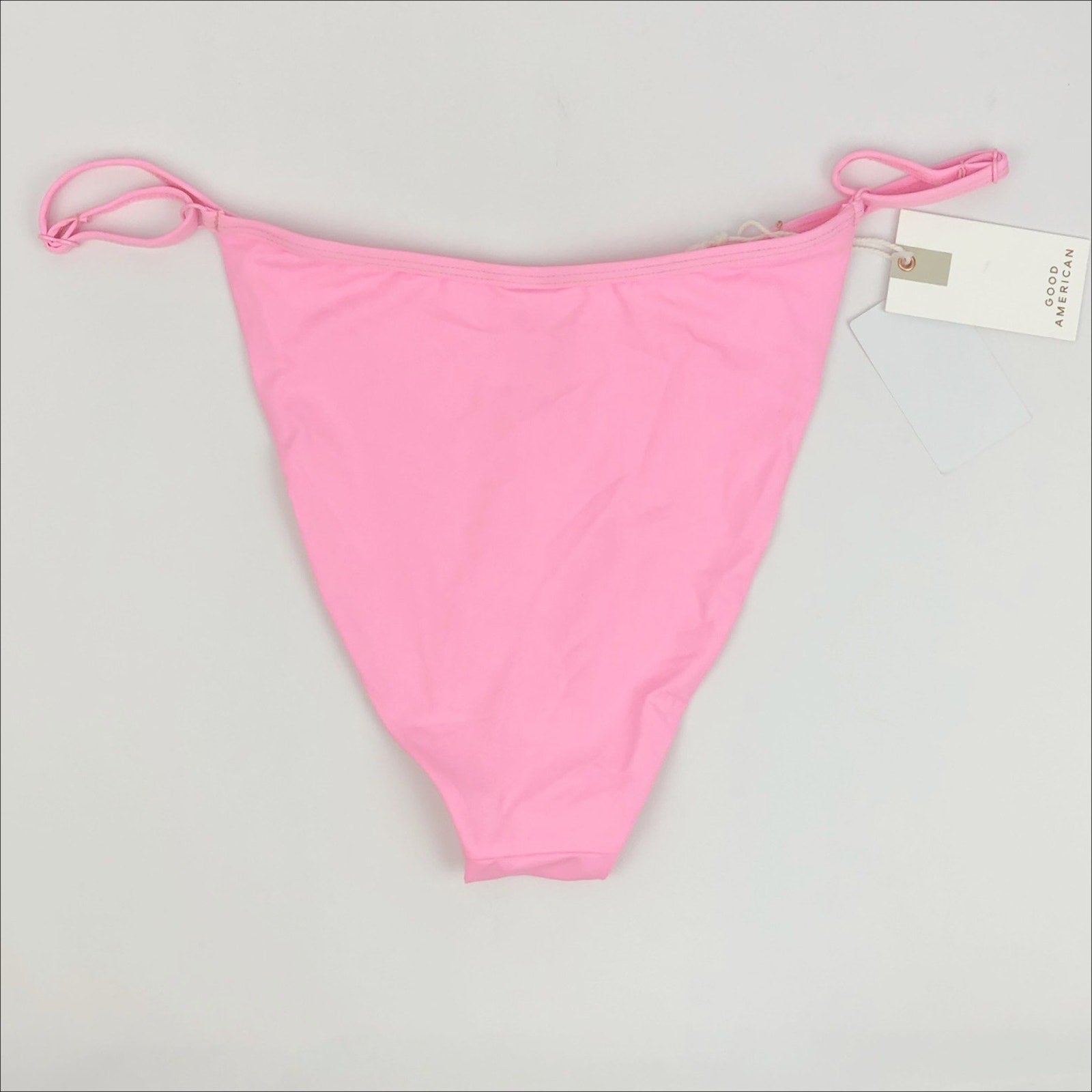 Good American Perfect Fit Bikini Bottoms Size 6 (3XL) Swimwear Sugar Pink NWT