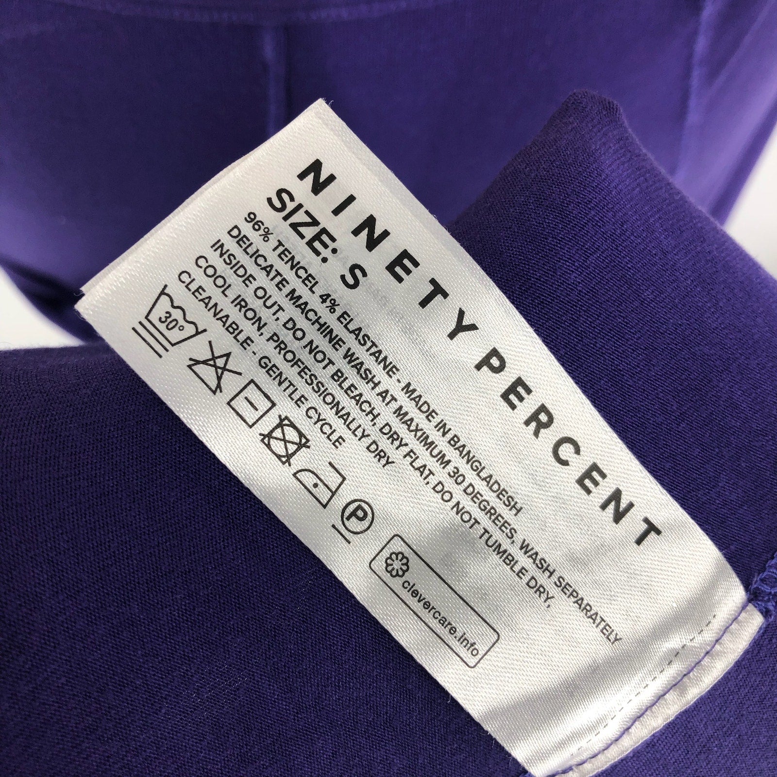 Ninety Percent Women Tie Dye Stripe Maxi Dress Small Purple Open Back NWT