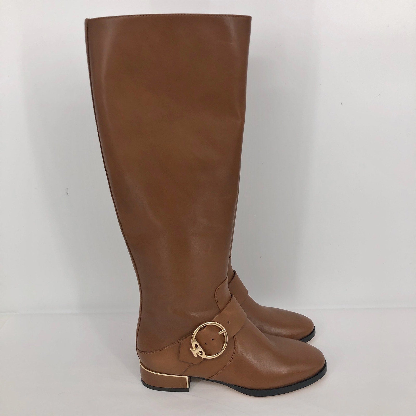 Tory Burch Womens Sofia Knee High Boots US 5 M Brown Leather NWOB