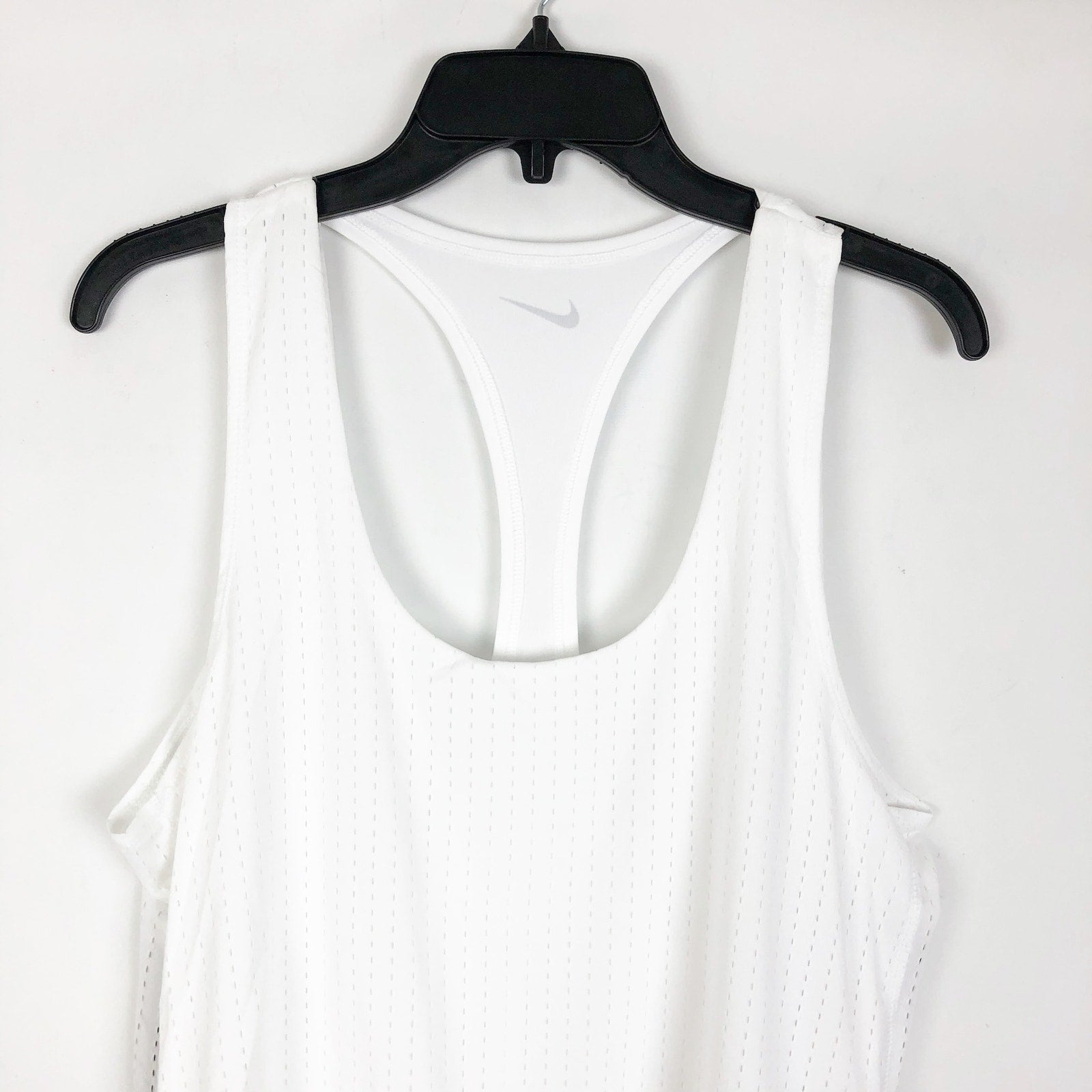 Nike Womens Sport Mesh Reversible Dress Small White Racerback Swim Cover-Up NWT