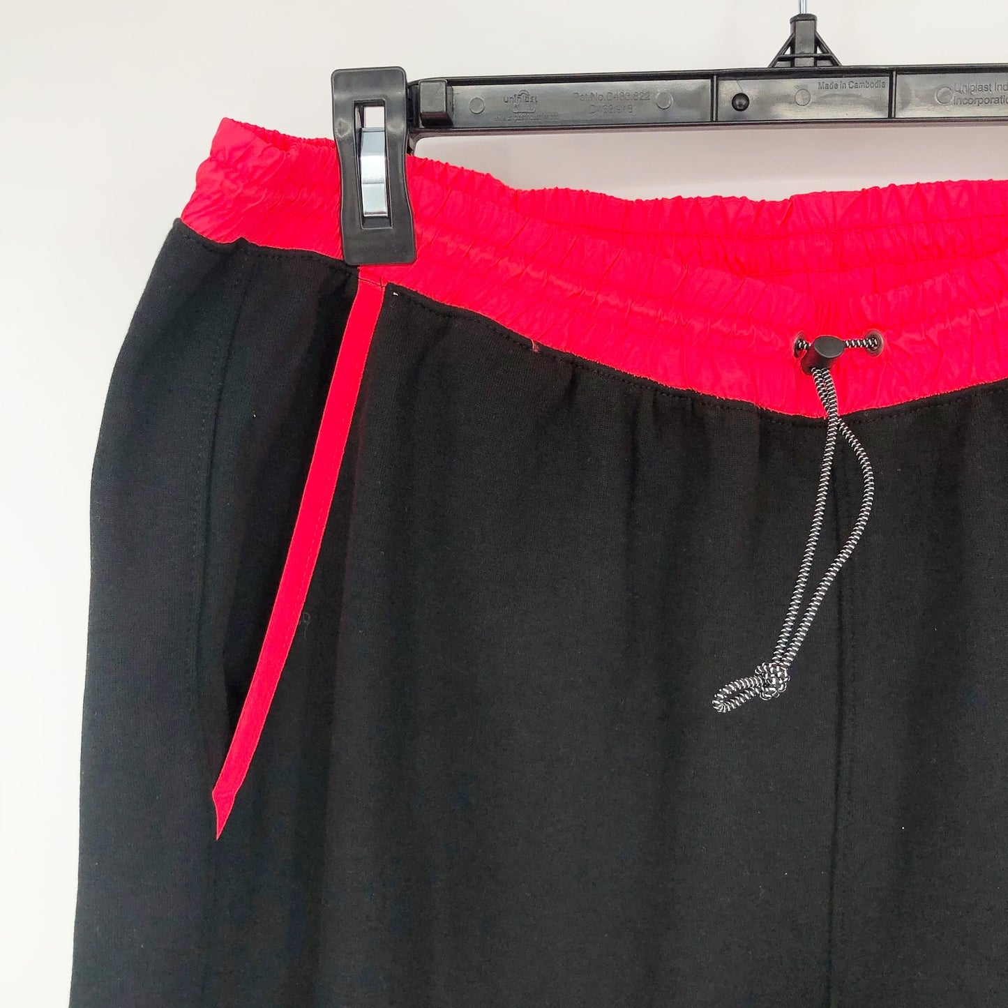 The North Face Womens TNF Tech Pants XL Black Hot Pink Drawstring Outdoor NWT