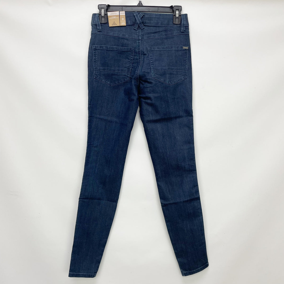prAna Womens Oday Skinny Jeans Size 0 25x30 Indigo Blue High Rise Stretch NWT