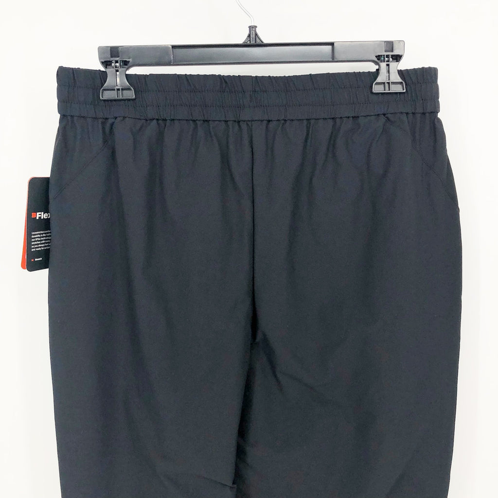 Bass Outdoors Womens Woven Sweatpants Small Black Drawstring Joggers NWT