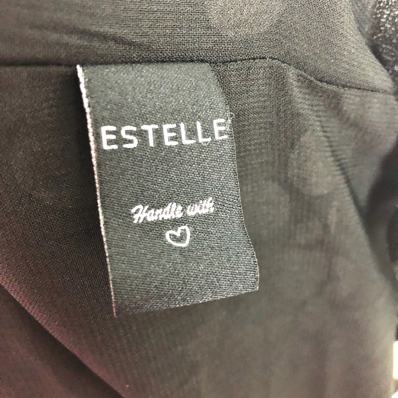 Estelle Womens Adele Spot Midi Skirt 2X Black White Handkerchief Hem NWT