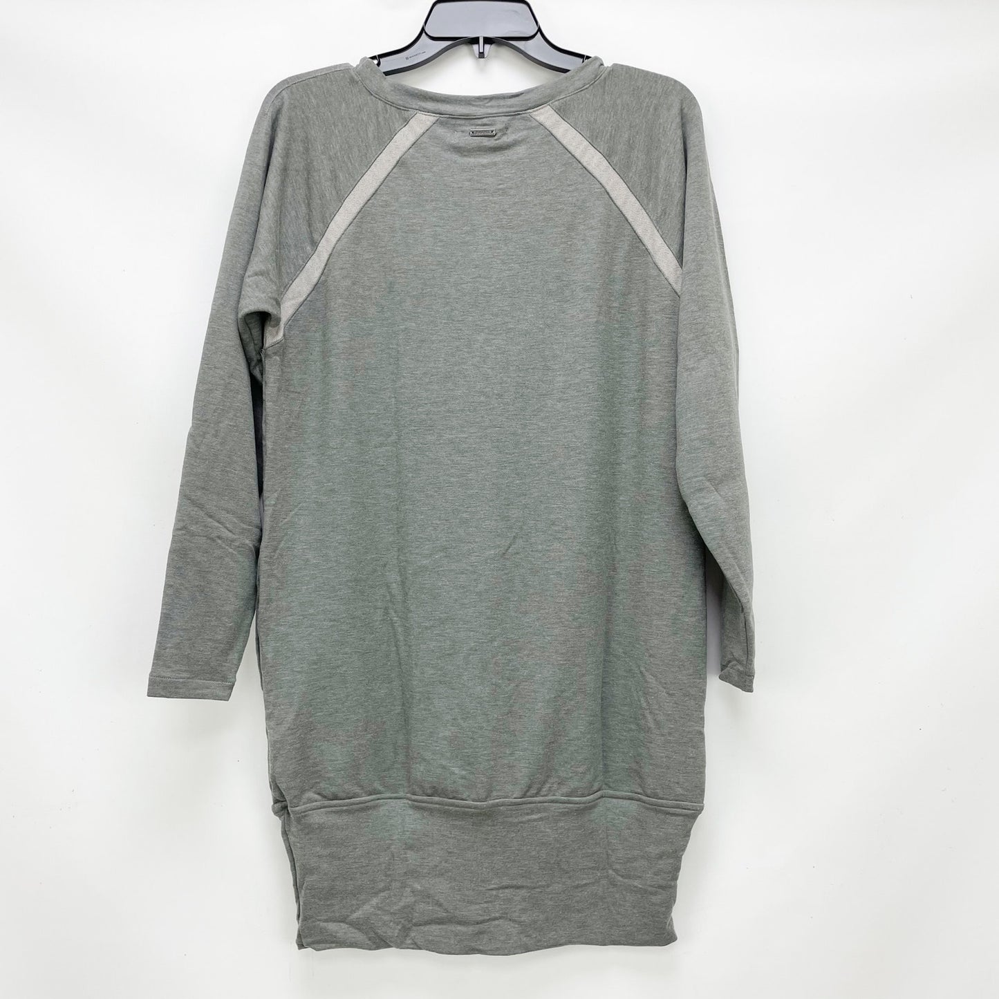 Prana Womens Rosie Sweater Dress Small Grey Sweatshirt Relaxed NWT