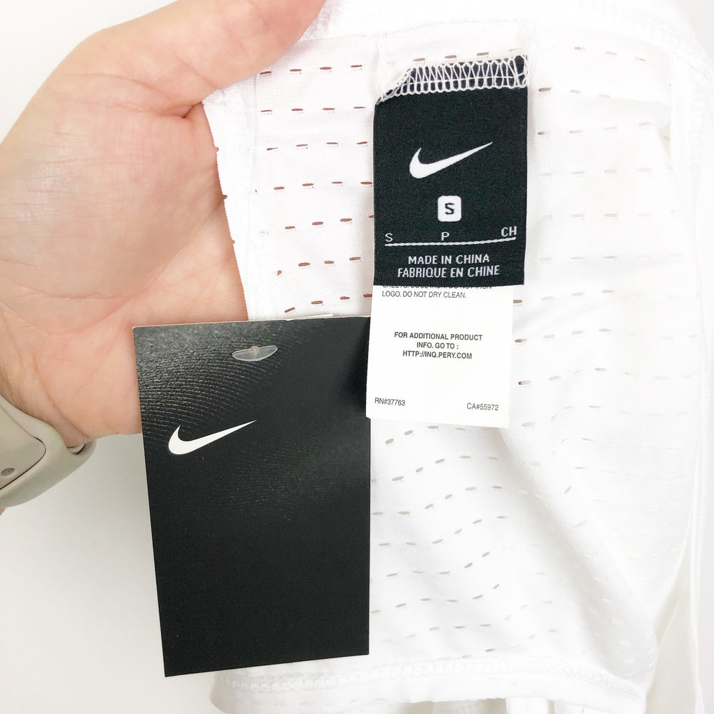 Nike Womens Sport Mesh Reversible Dress Small White Racerback Swim Cover-Up NWT