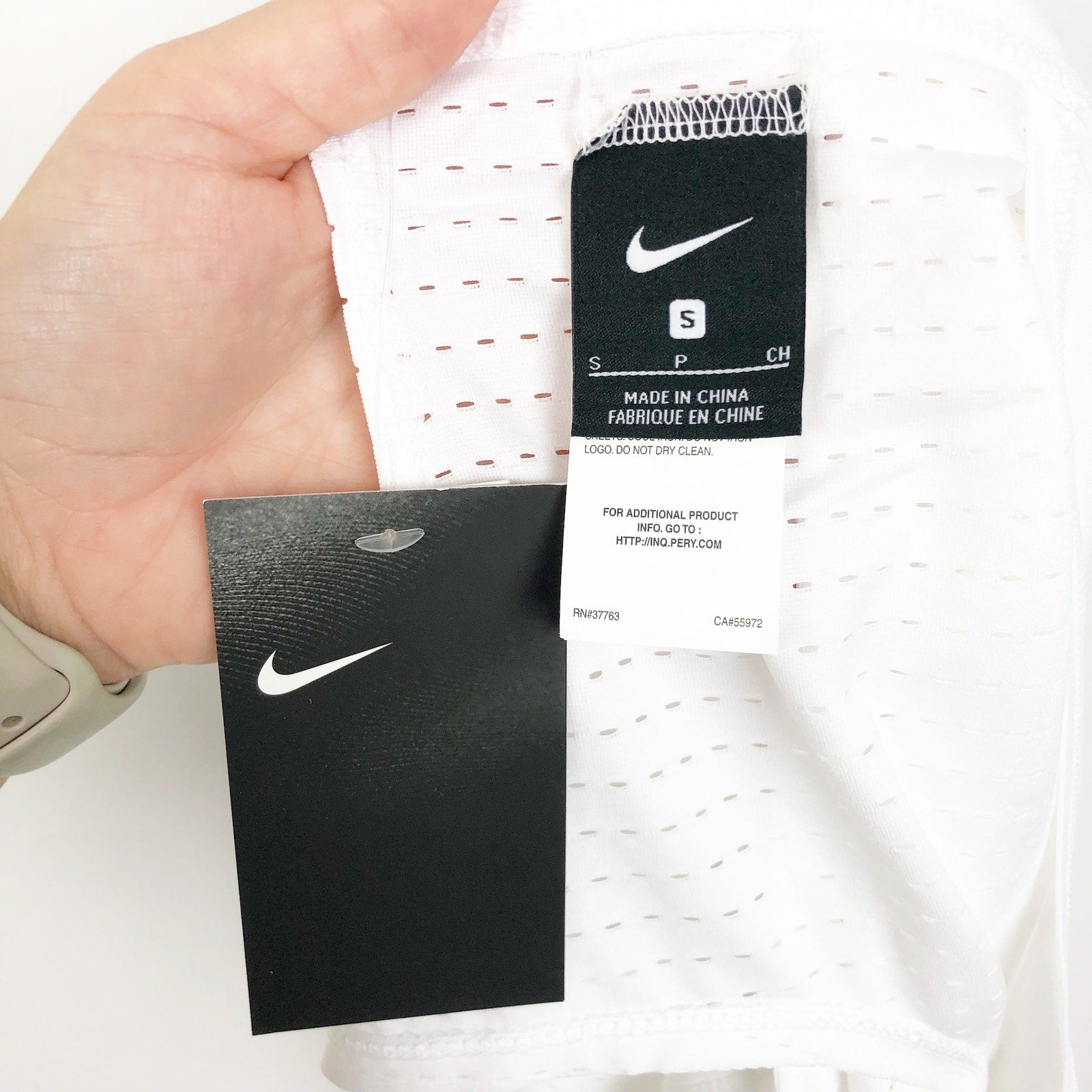 Nike Womens Sport Mesh Reversible Dress Small White Racerback Swim Cover-Up NWT