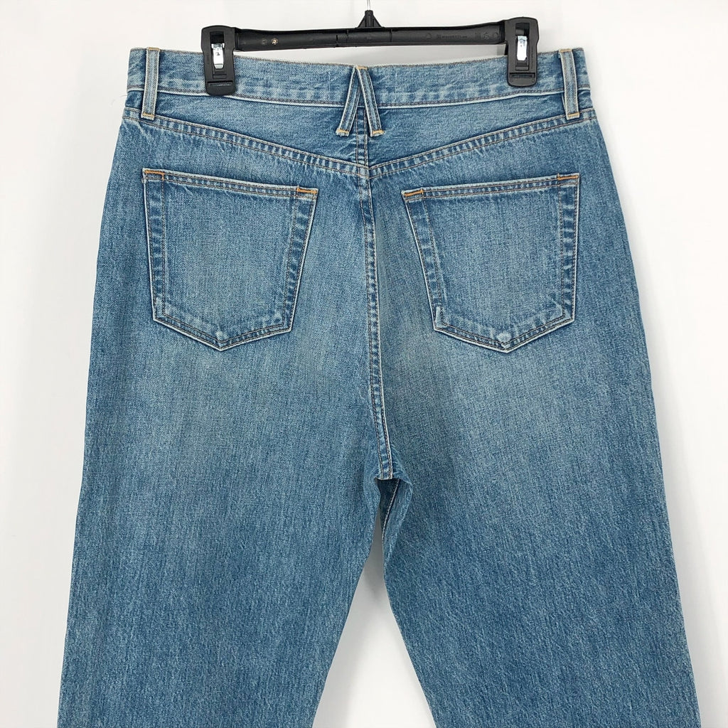 SLVRLAKE Womens London Crop Jeans Size 32 US 14 Love Matters Blue High Rise NWOT