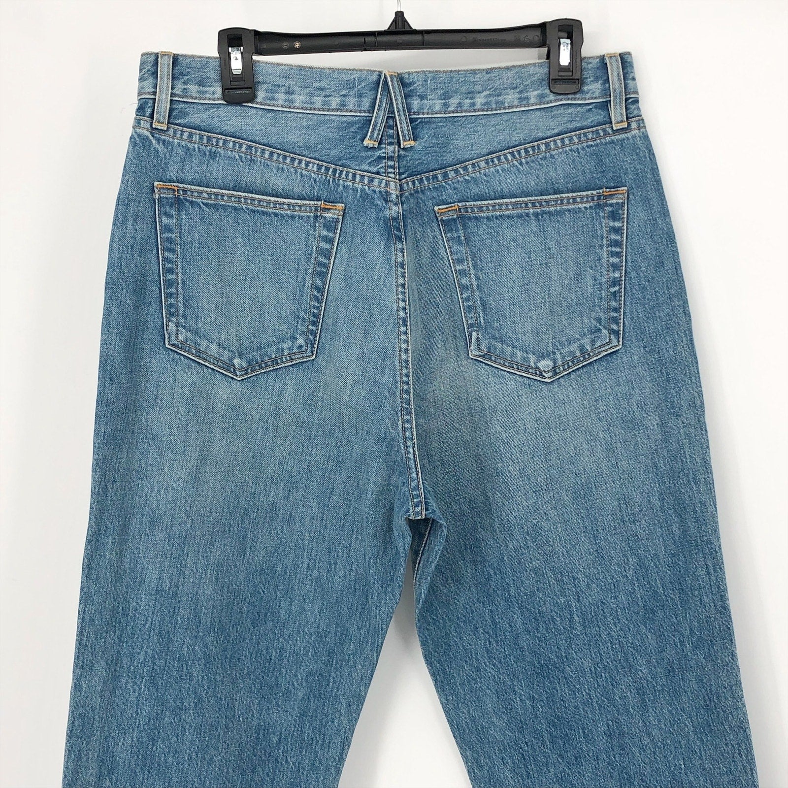 SLVRLAKE Womens London Crop Jeans Size 32 US 14 Love Matters Blue High Rise NWOT