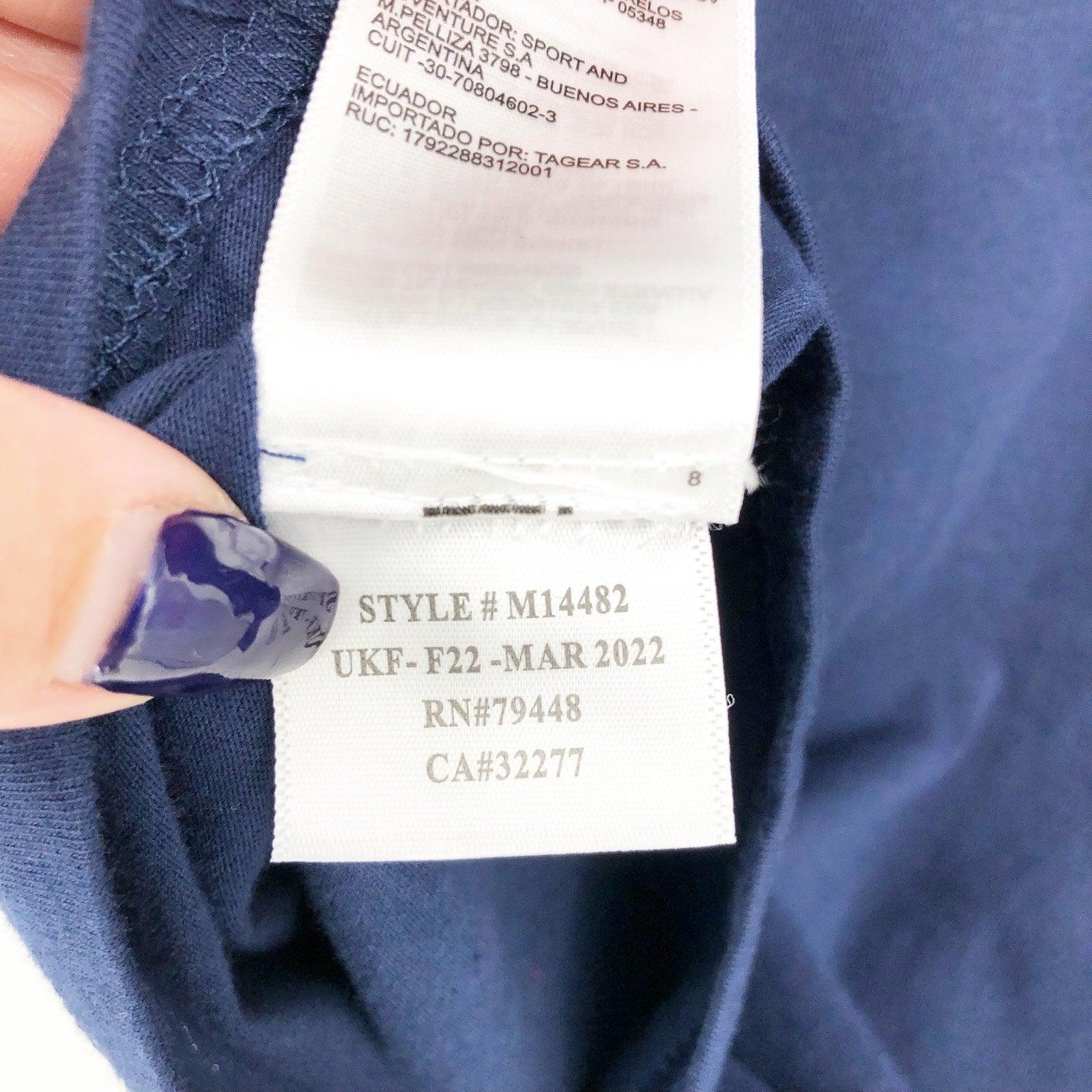 MARMOT Women's Boxy Logo Cotton Crop T-Shirt Large Blue Short Sleeve NWT