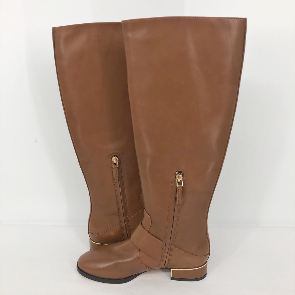 Tory Burch Womens Sofia Knee High Boots US 5 M Brown Leather NWOB