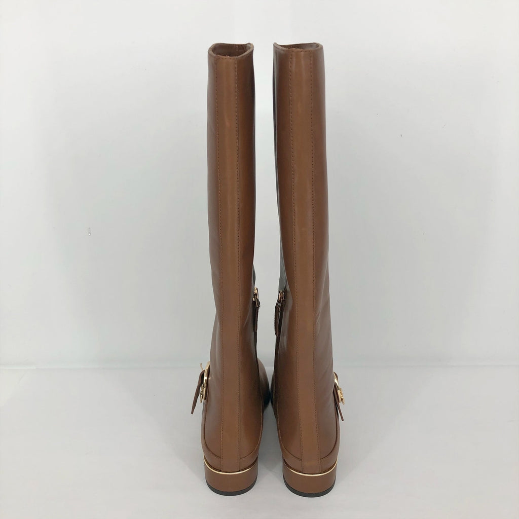 Tory Burch Womens Sofia Knee High Boots US 5 M Brown Leather NWOB