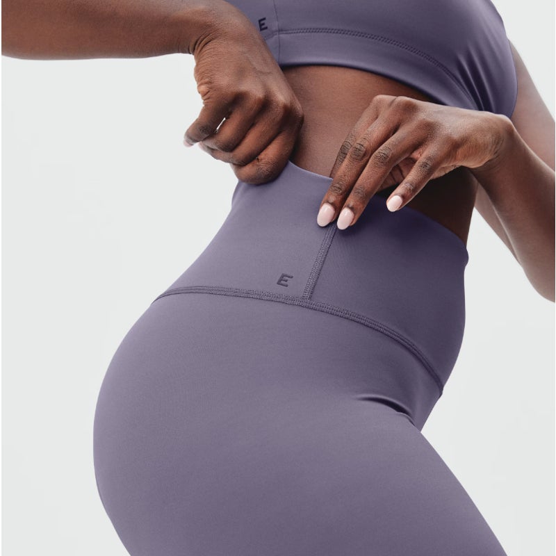 Everlane Womens The Perform Ankle Legging Small Plum Purple Athletic NWT