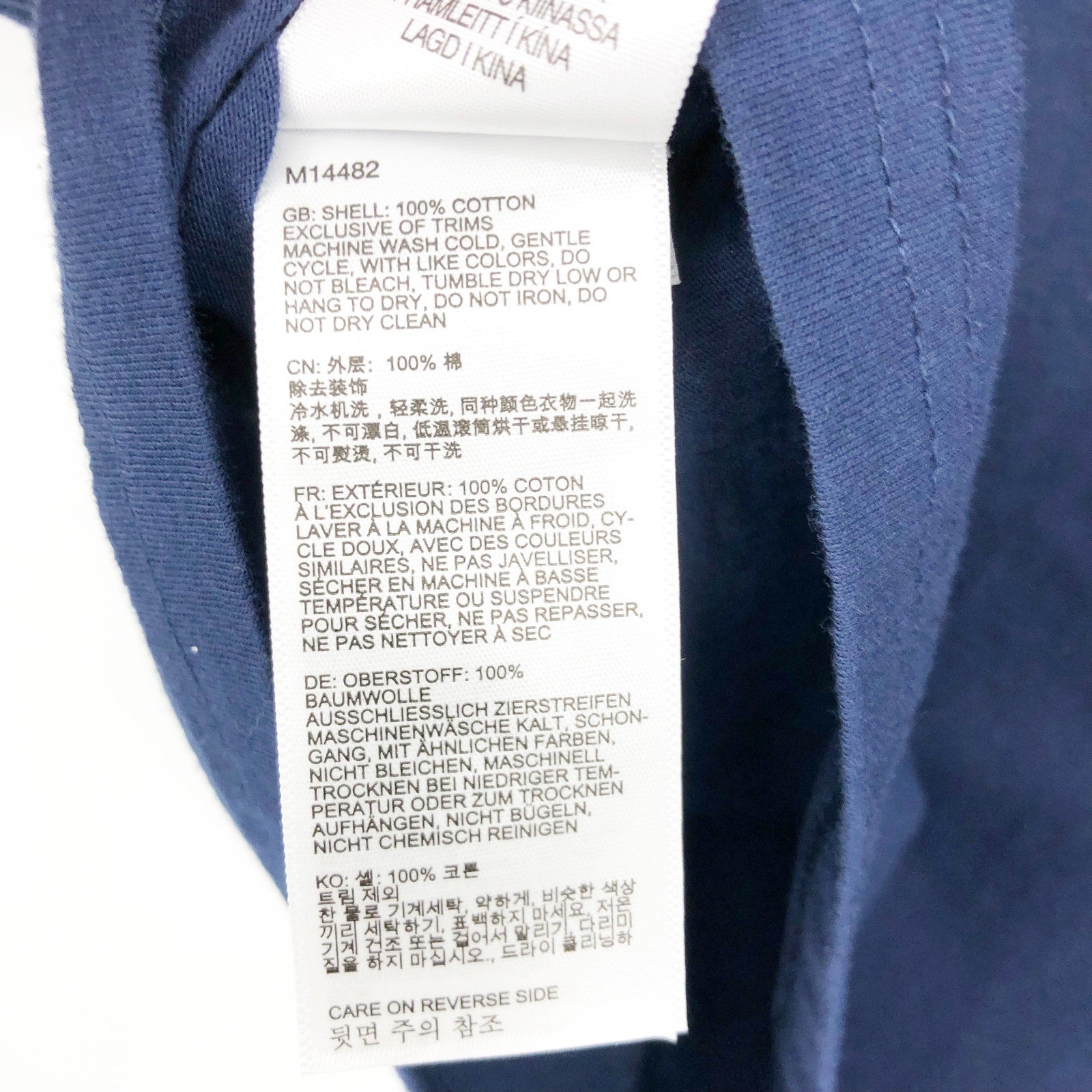 MARMOT Women's Boxy Logo Cotton Crop T-Shirt Large Blue Short Sleeve NWT