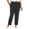 HALOGEN Women Ankle Pants Black Size 22 Classic Pull-On High Rise Pockets NWT