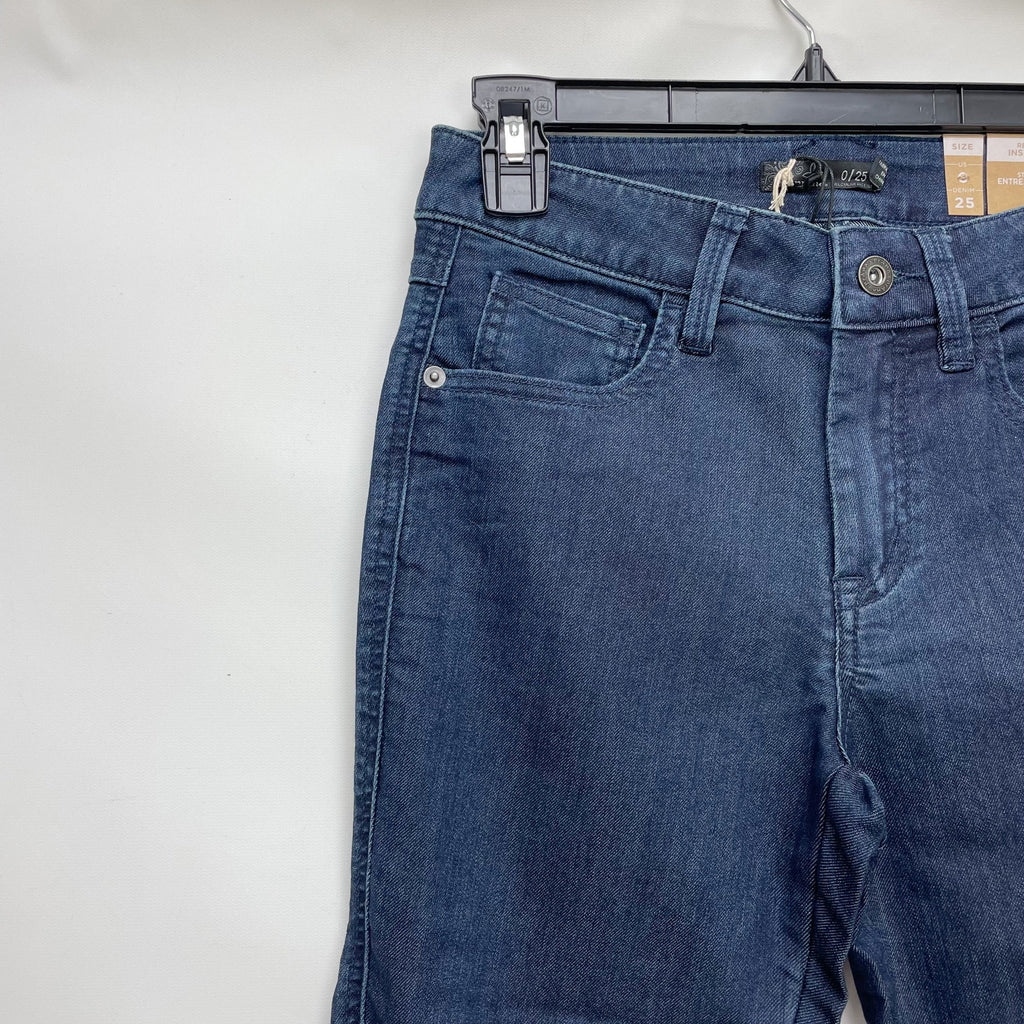 prAna Womens Oday Skinny Jeans Size 0 25x30 Indigo Blue High Rise Stretch NWT