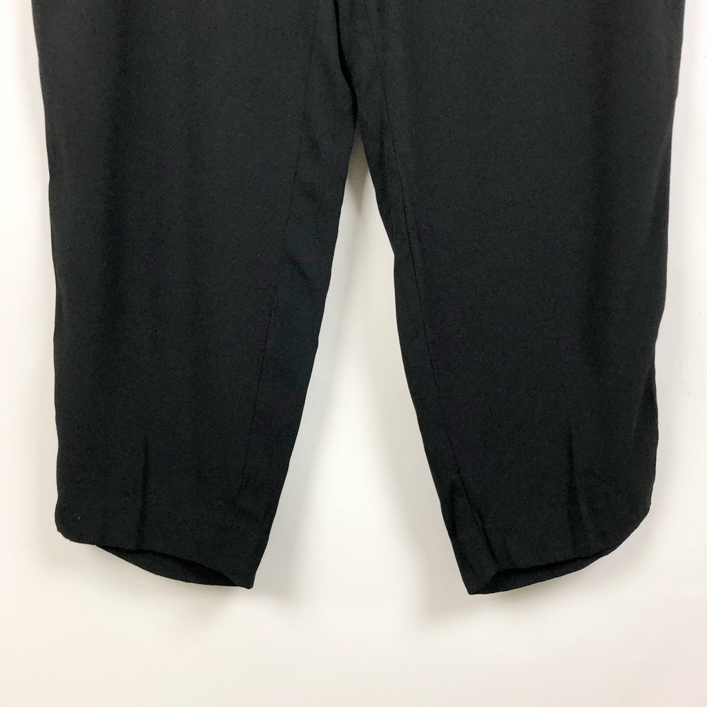 HALOGEN Women Ankle Pants Black Size 22 Classic Pull-On High Rise Pockets NWT