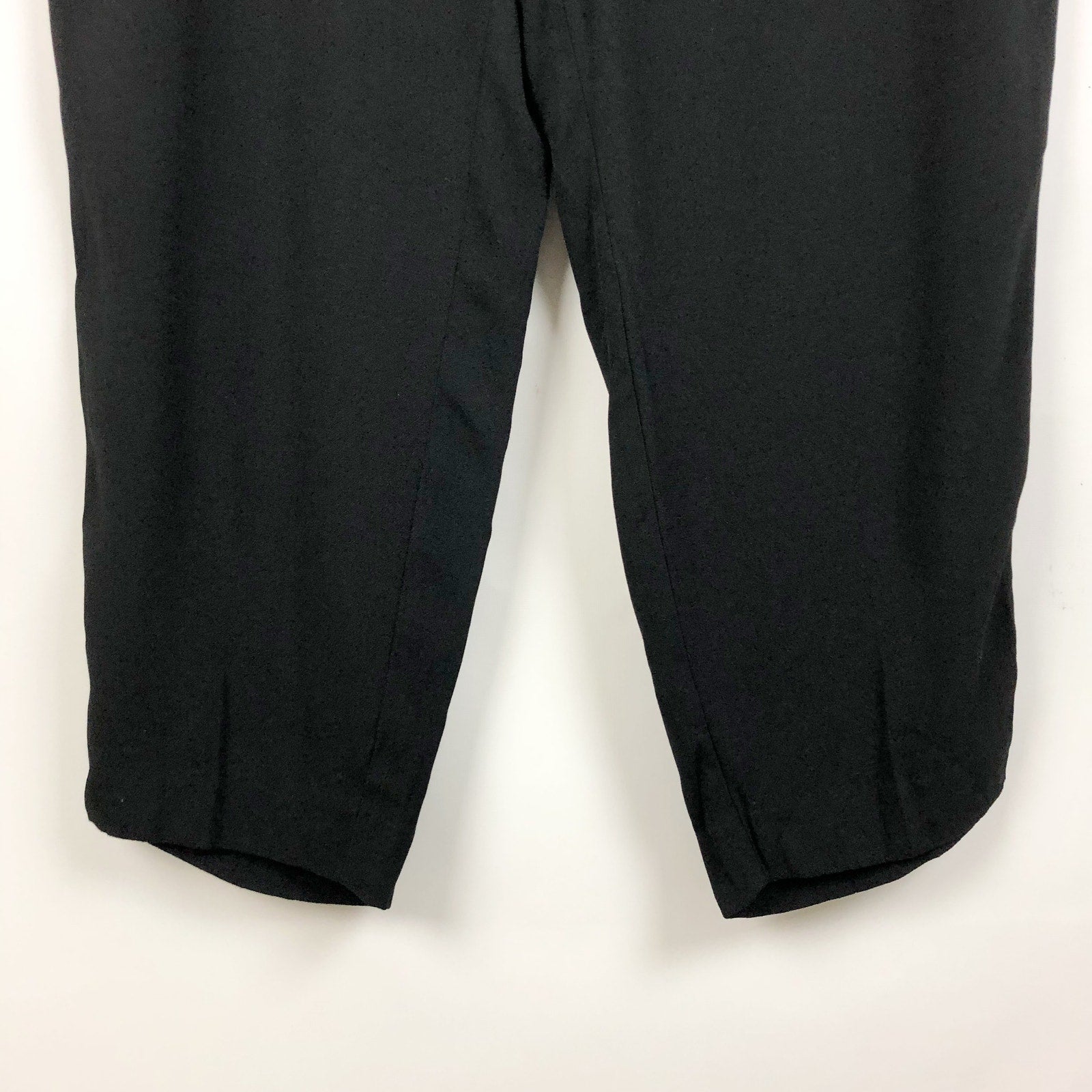 HALOGEN Women Ankle Pants Black Size 22 Classic Pull-On High Rise Pockets NWT