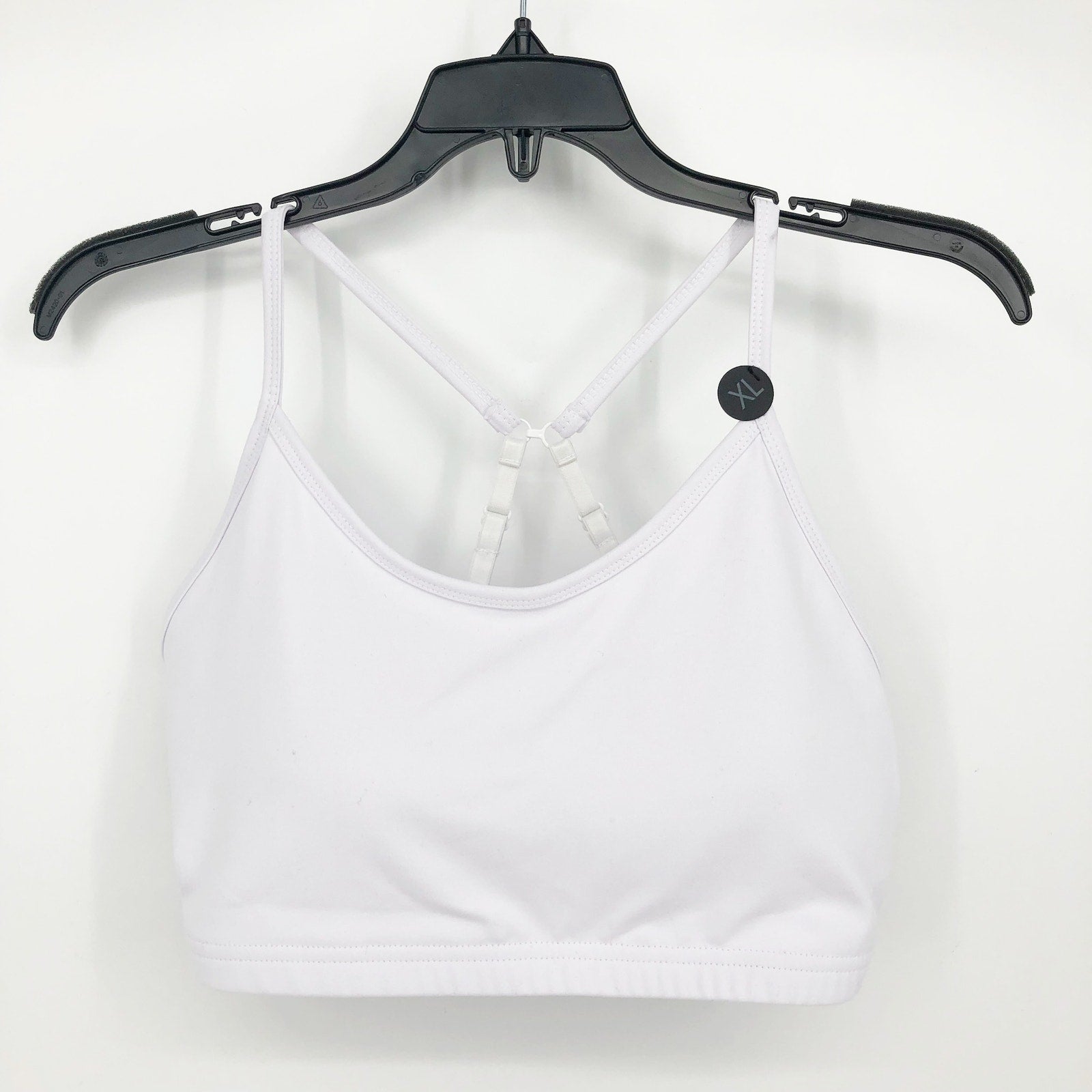 Cotton On Body Women Workout Yoga Crop Top Small White ScoopNeck Convertible NWT